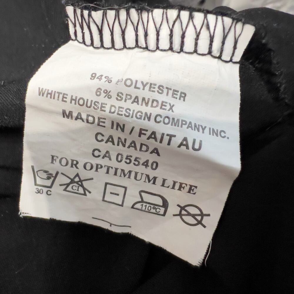 Sympli Slinky Pants Pull On Sz 14 Black Wide Leg Stretchy Flare Basic - Picture 8 of 9